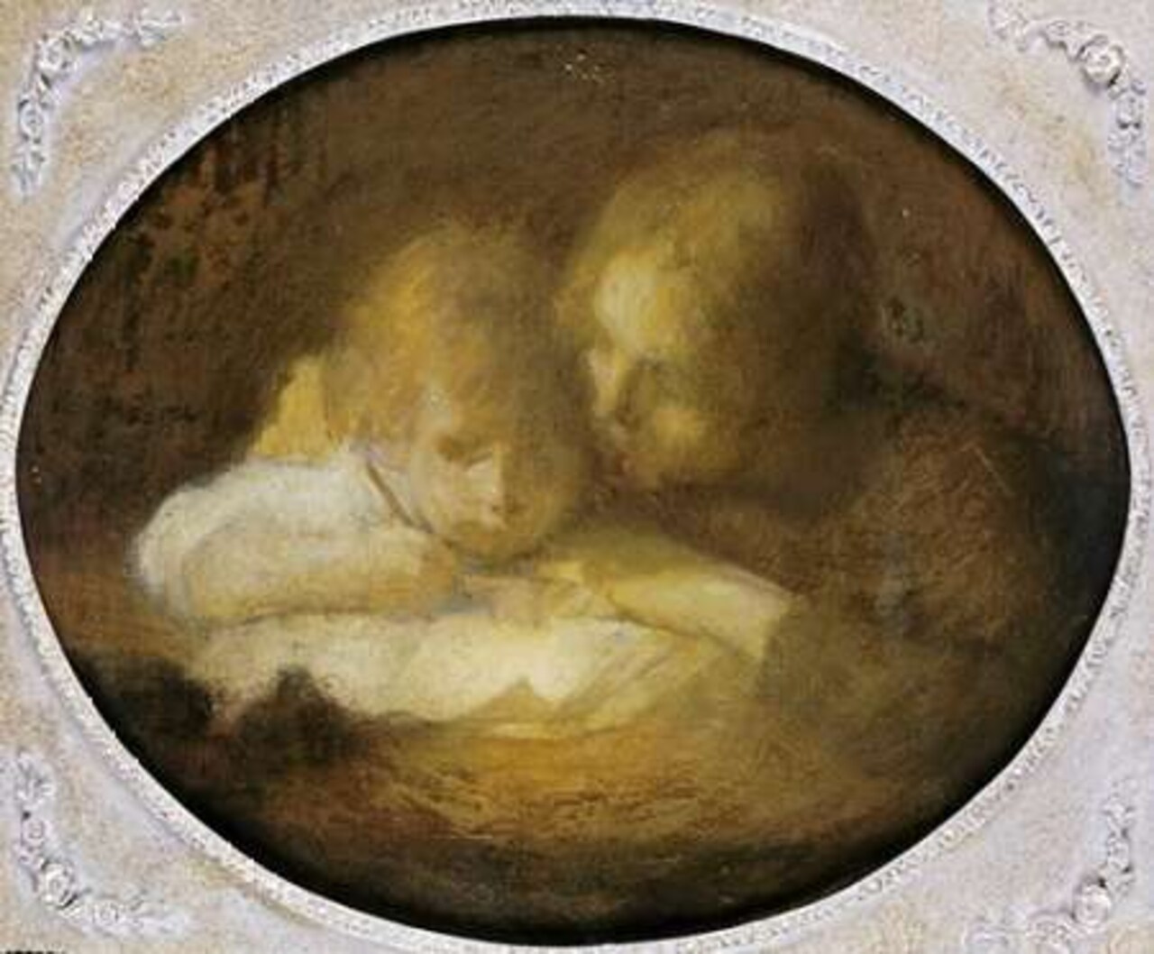 The Writing Lesson Poster Print by Eugene Carriere - Item # VARPDX264680